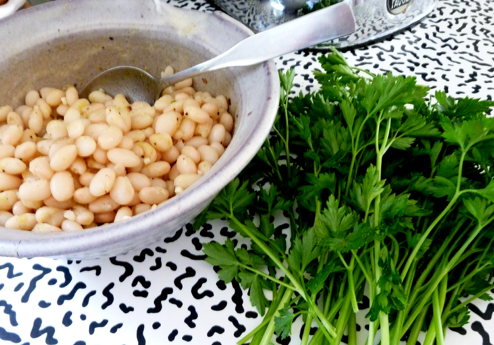 beans and parsley