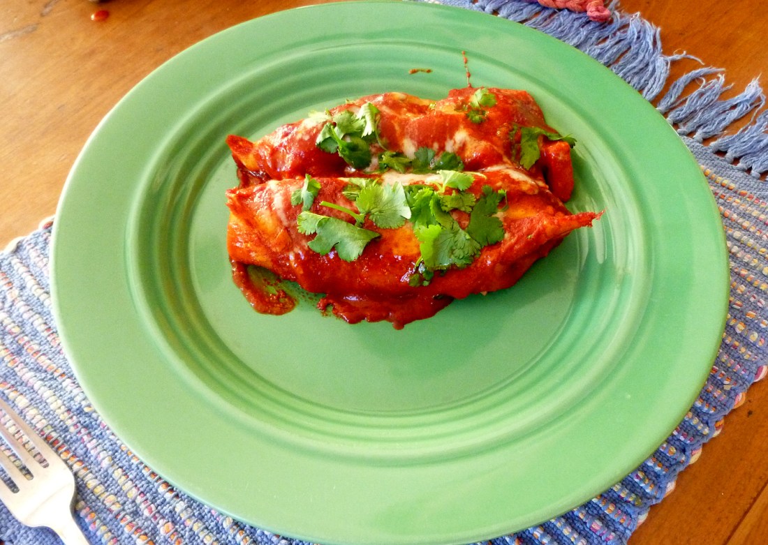 enchilada plate