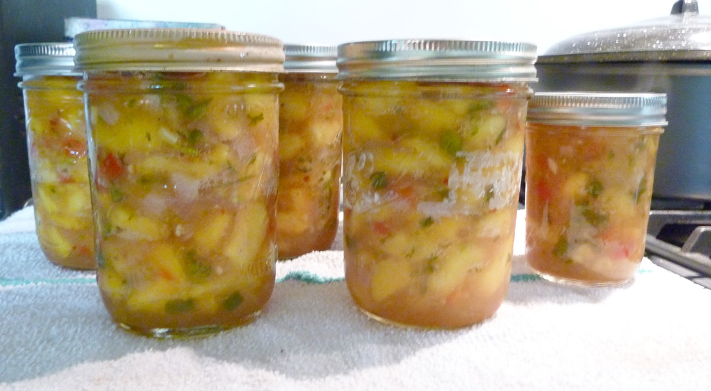 peach salsa