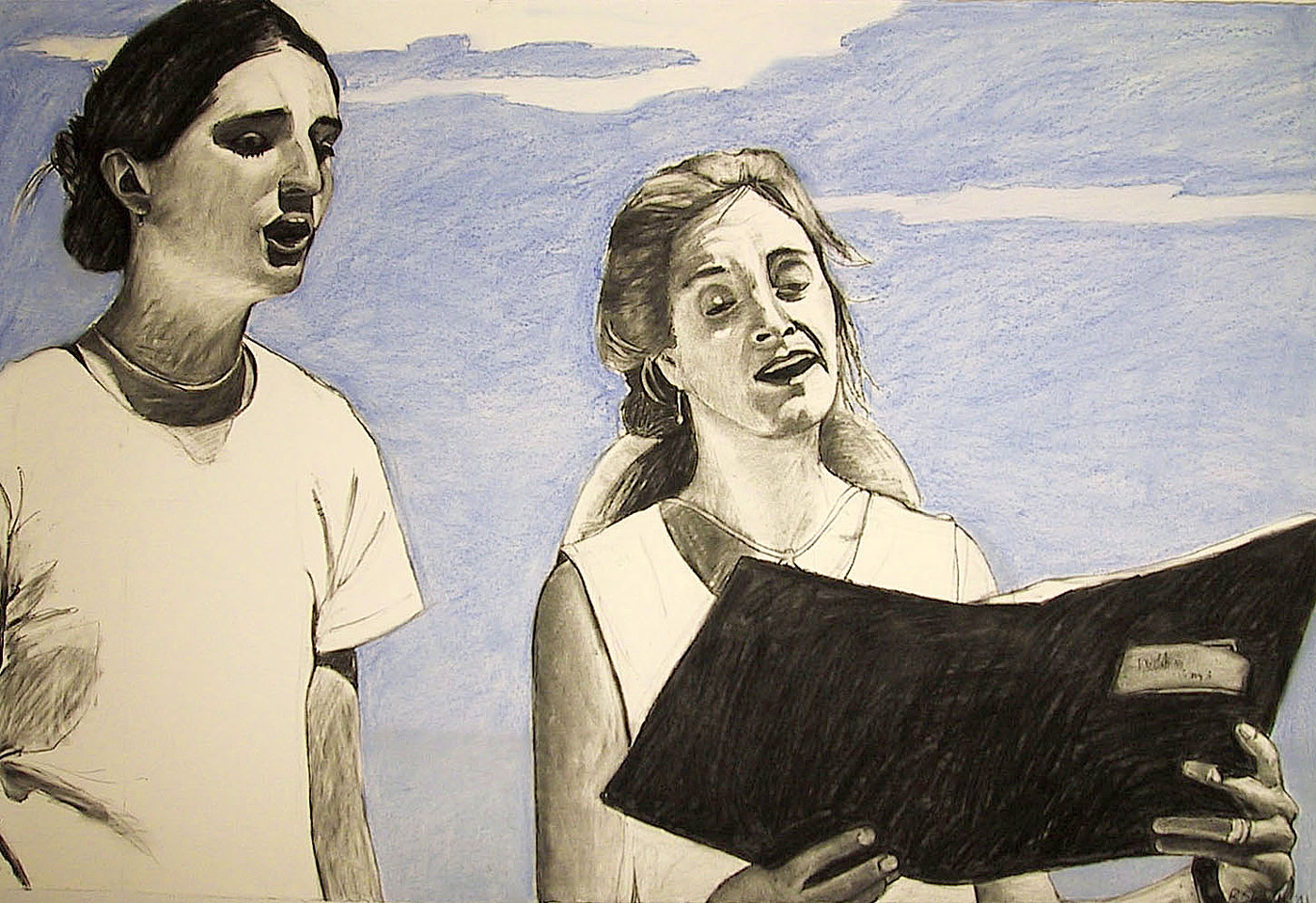 Thea and Gelsamina Singing