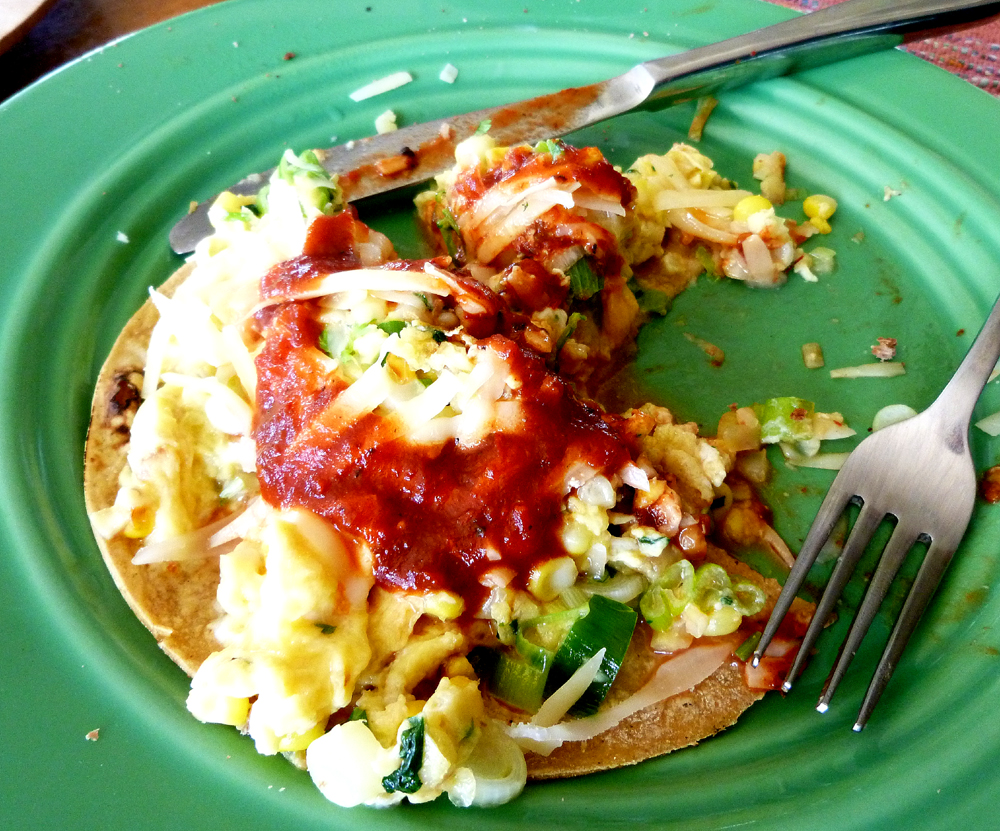 scrambled eggs and corn 2